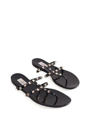 Sandales Valentino Noir en Plastique