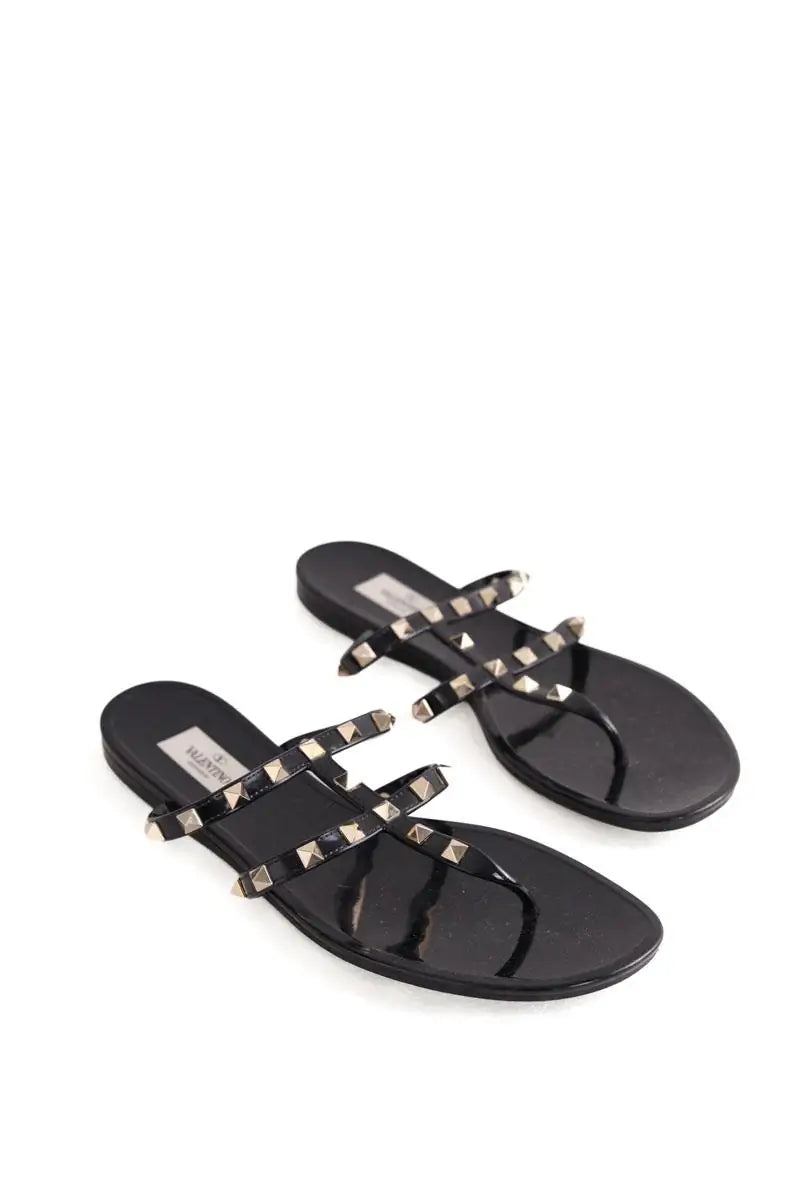 Sandales Valentino Noir en Plastique