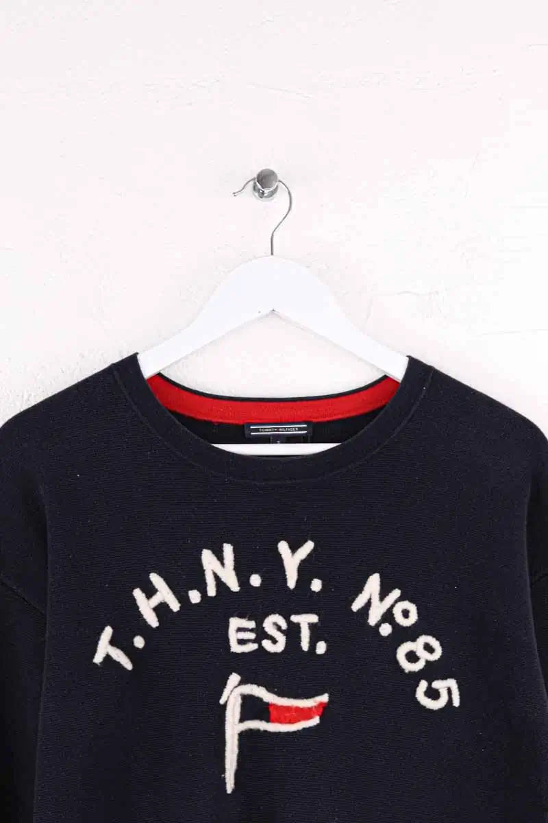 Pull Tommy Hilfiger Bleu en Synthétique