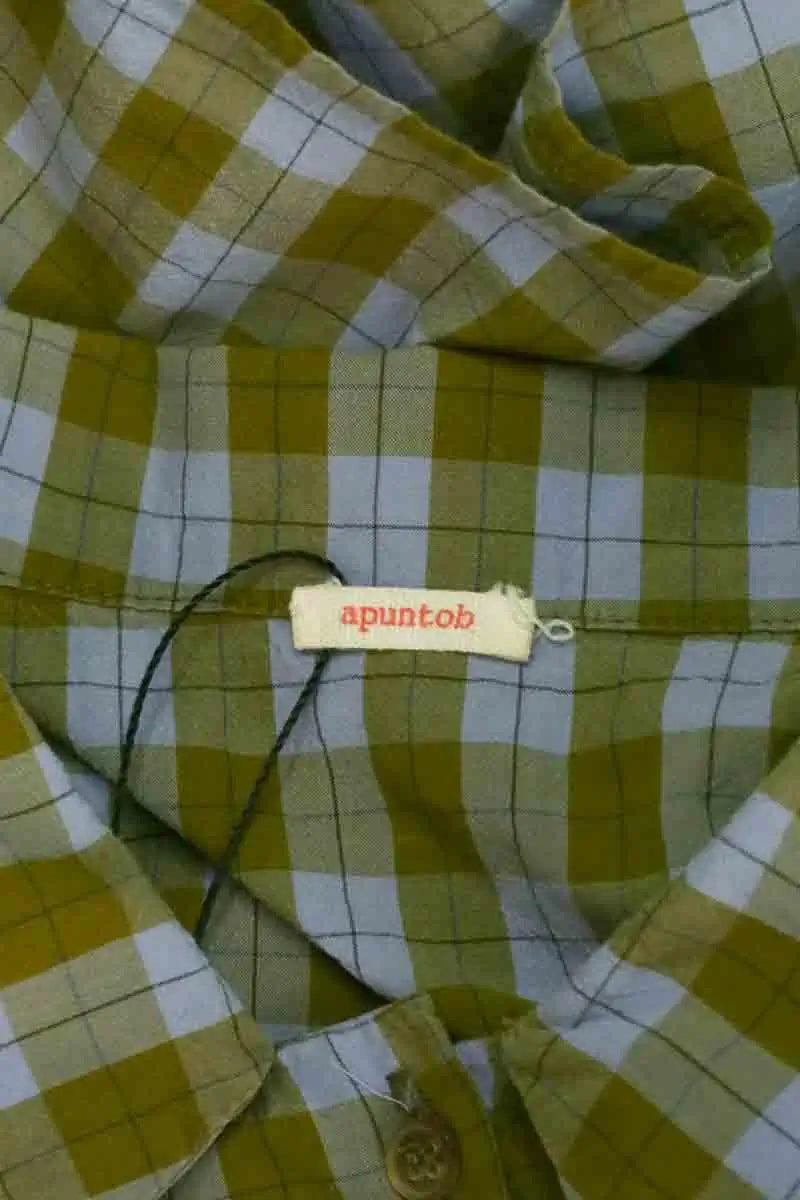 Chemise Apuntob Kaki en Coton