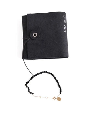 Bracelet Ginette NY Noir en Or rose
