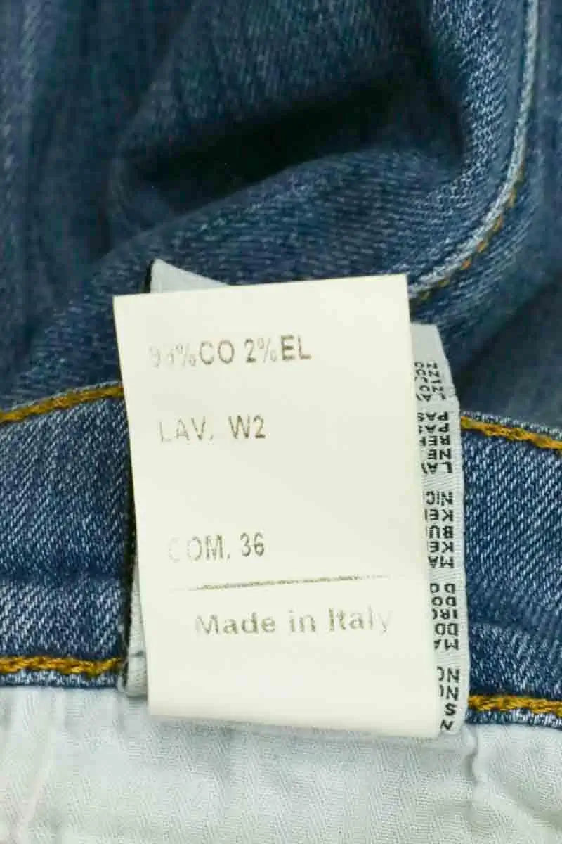 Jean slim R13 Bleu en Coton - élasthanne