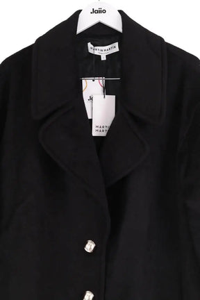 Manteau Martin Martin Noir en Laine