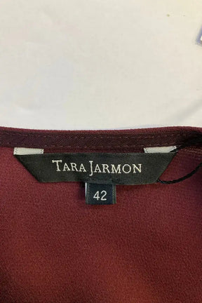 Robe Tara Jarmon Bordeaux en Synthétique