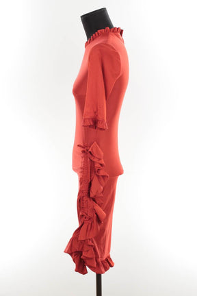 Mi-longueur Paco Rabanne  Rouge