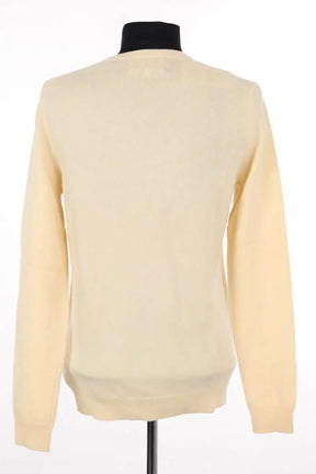 Pull Eric Bompard Jaune en Cachemire