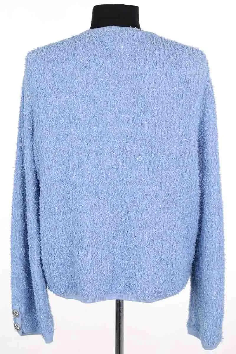 Gilet Maje Bleu en Coton
