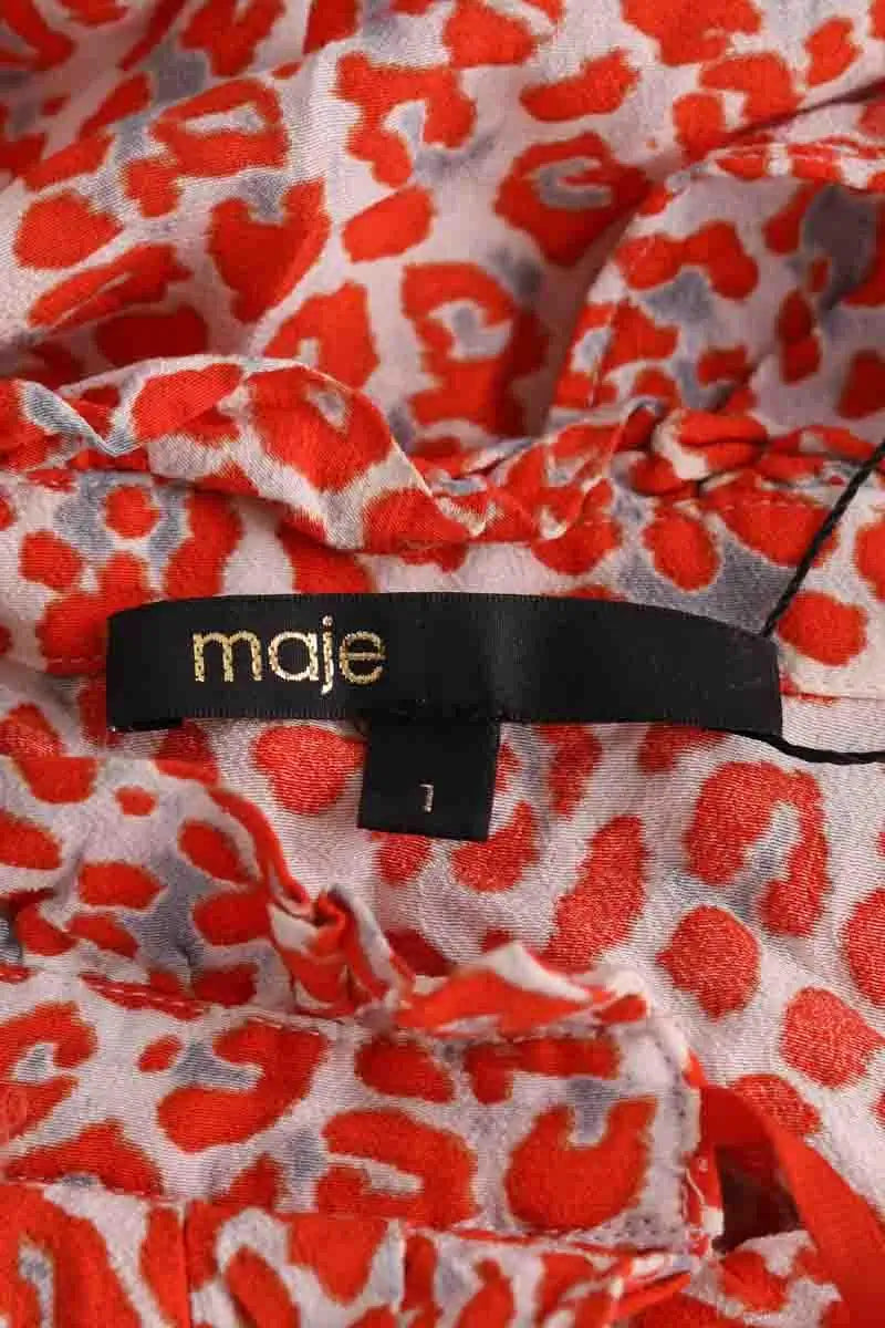 Robe Maje Rouge en Viscose