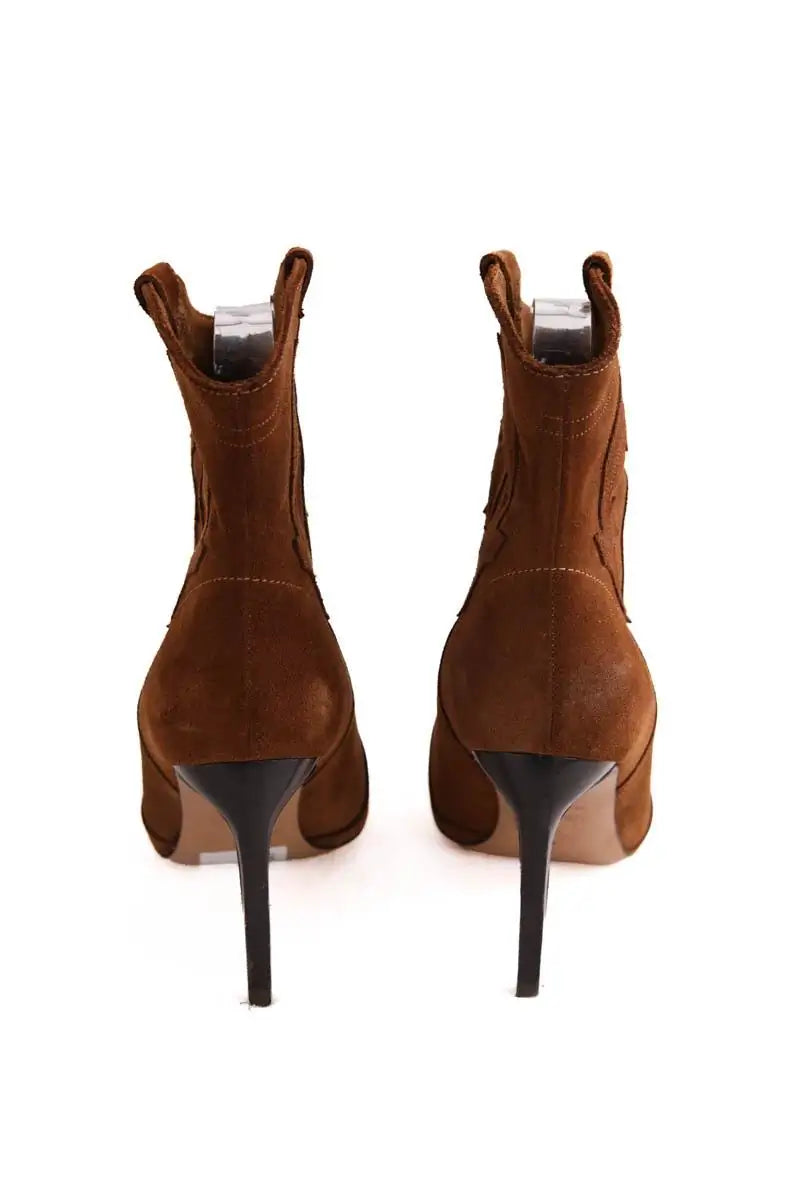 Talons Ba&Sh Marron en Daim