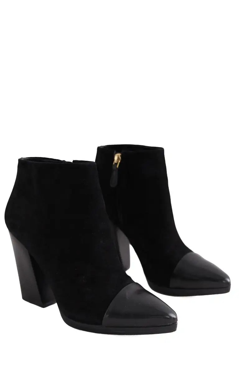 Boots Tory Burch Noir en Daim