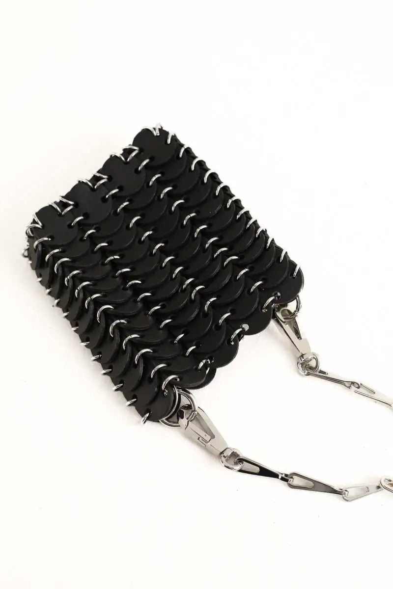 Mini Pochette Paco Rabanne  Noir