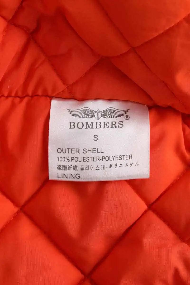 Blouson Bombers Rose en Synthétique
