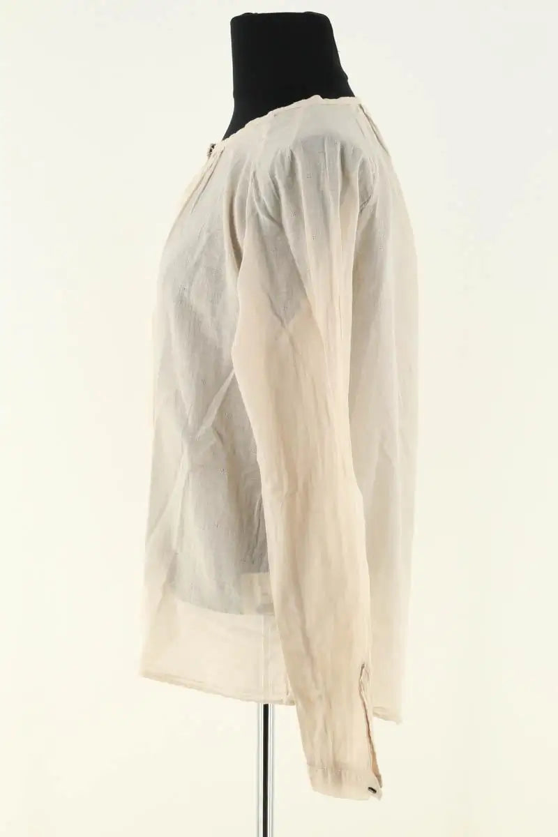 Blouse Pomandère Beige en Coton
