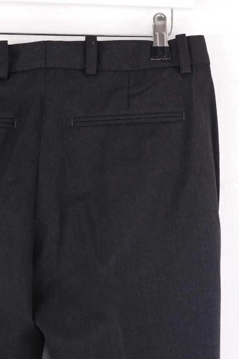 Pantalon droit The Kooples Noir en Laine