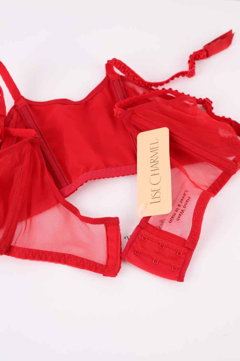Ensemble de lingerie Lise Charmel  Rouge