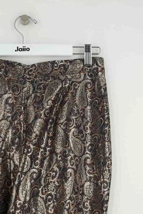 Pantalon Carot Claudie Pierlot Doré en Synthétique