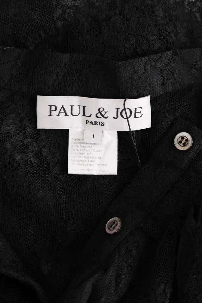 Blouse Paul & Joe Noir en Viscose