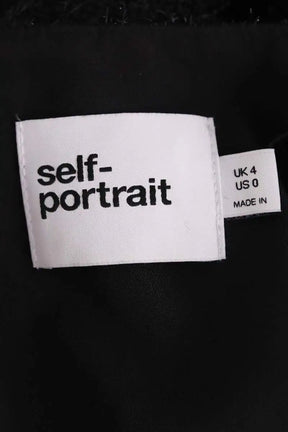 Veste Self-Portrait Noir en Laine