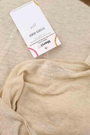 T-shirts Majestic Filatures  Beige