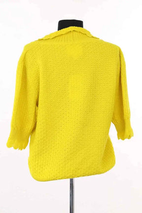 Pull Molli Jaune en Laine