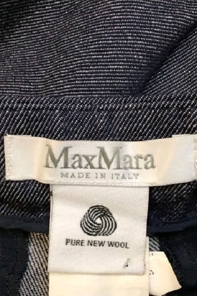 Pantalon droit Max Mara  Bleu