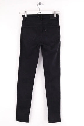 Jean slim Levi's 721 high rise skinny Noir en Coton