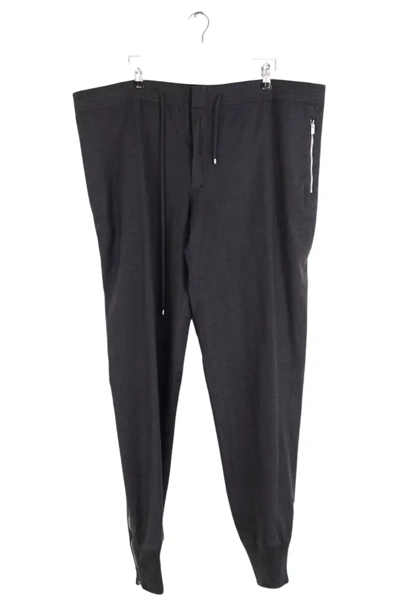 Pantalon Hermès Anthracite en Laine, taille XL - Seconde Main