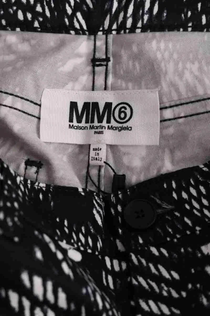 Pantalon droit Maison Martin Margiela Noir en Coton
