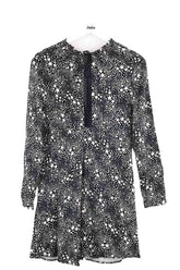 Robe Maje Noir en Viscose, taille S - Seconde Main