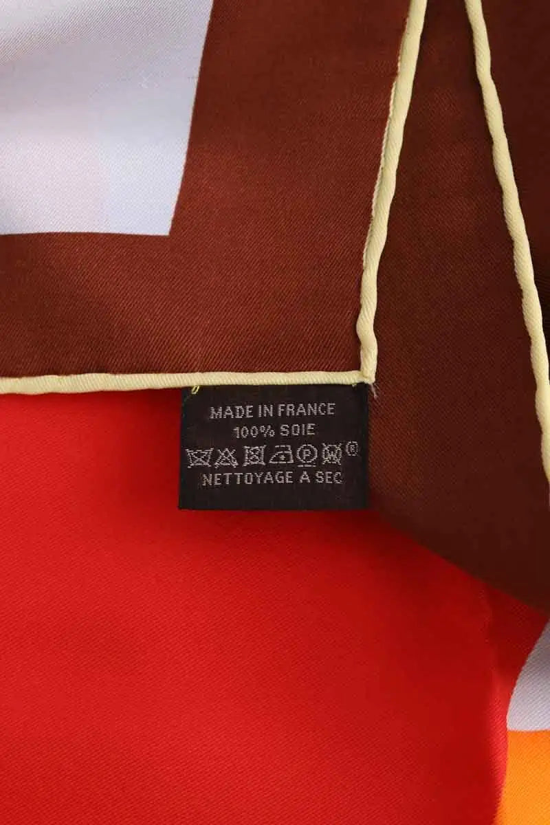 Carré Hermès Multicolore en Soie