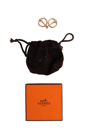 Anneau de Twilly Mini Mors Hermès Rose en Autres