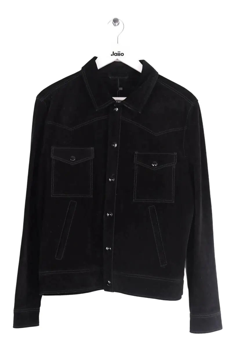 Veste Iro Noir en Cuir, taille S - Seconde Main