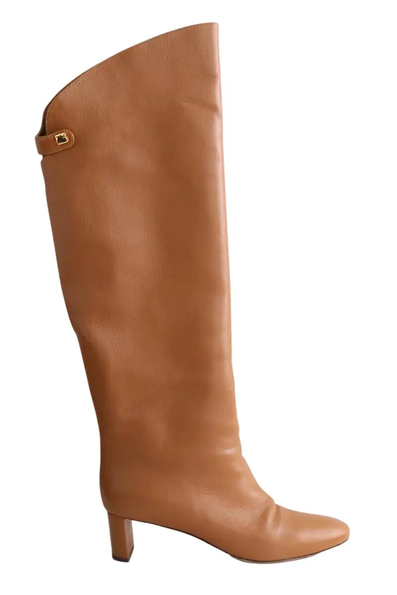 Bottes Skorpios Camel en Cuir, taille 39 - Seconde Main