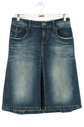 Jupe Tommy Hilfiger Bleu en Coton, taille M - Seconde Main