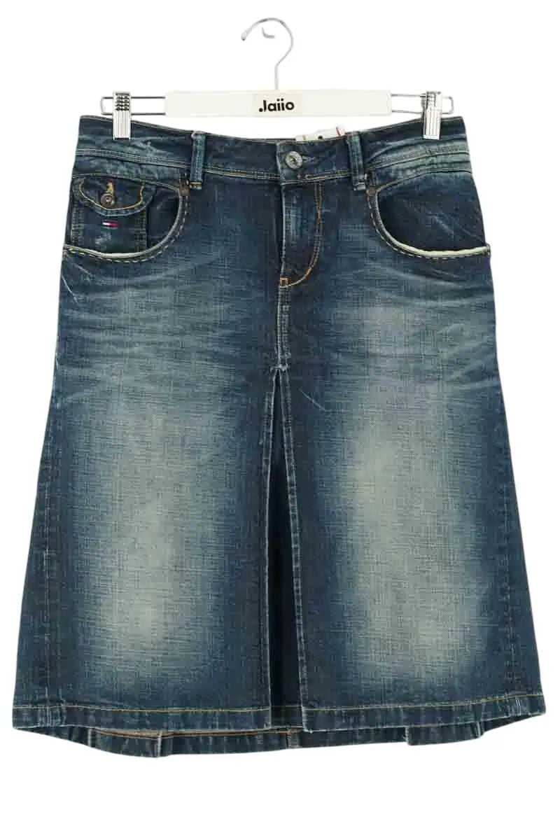 Jupe Tommy Hilfiger Bleu en Coton, taille M - Seconde Main