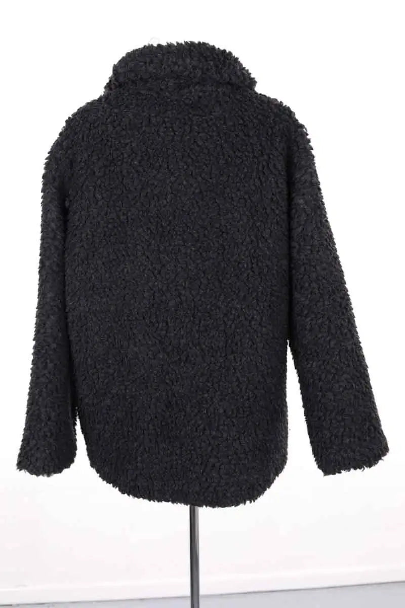 Manteau Arket Anthracite en Laine