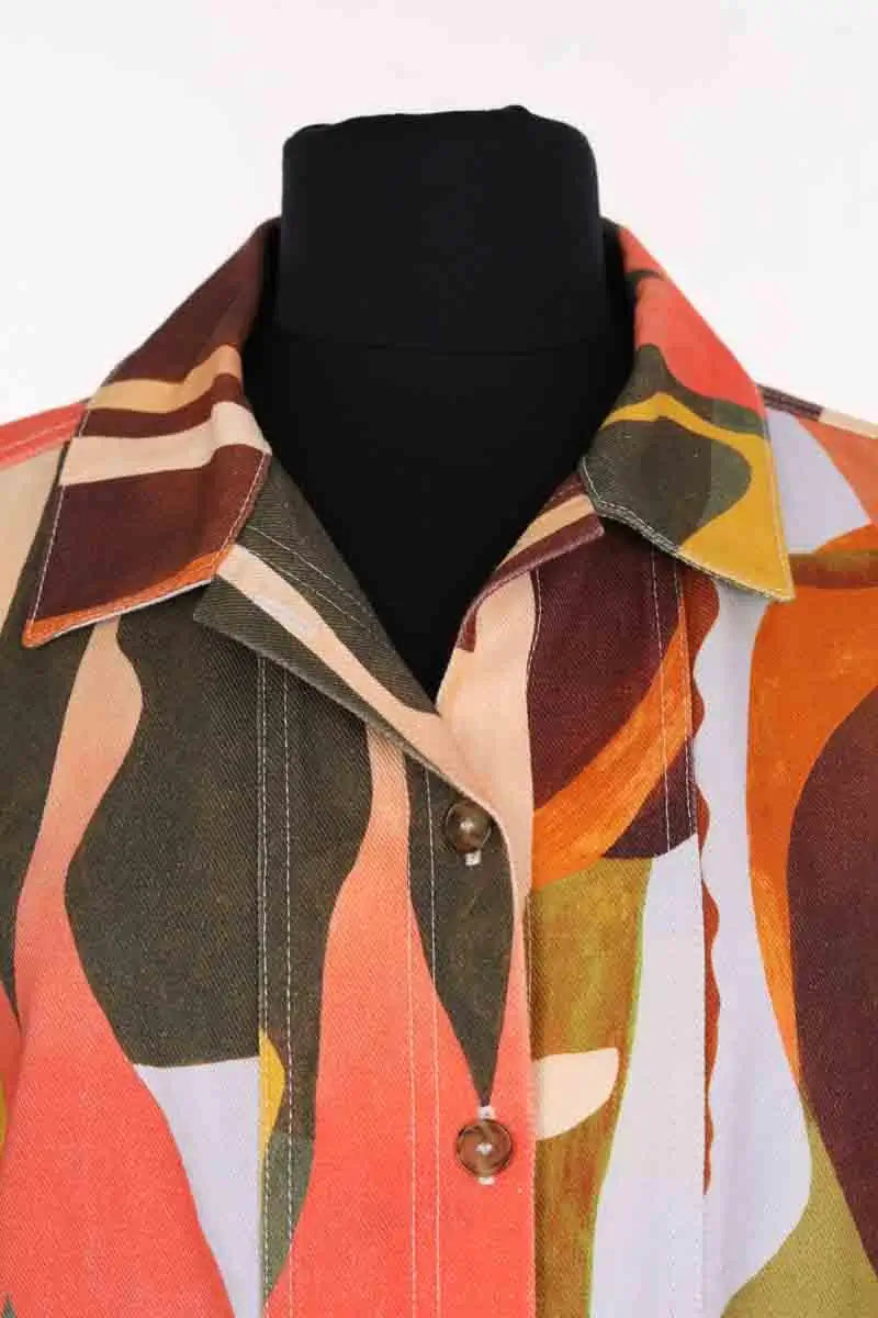 Veste Sézane Multicolore en Coton