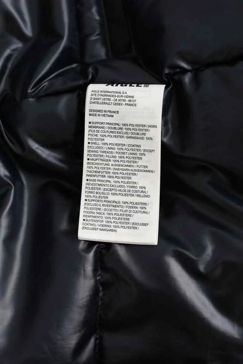Doudoune Aigle Noir en Polyester
