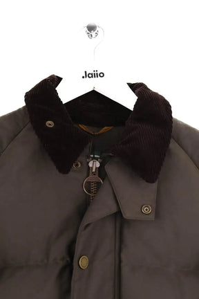 Doudoune Barbour Kaki en Fourrure