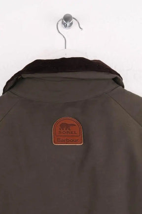 Doudoune Barbour Kaki en Fourrure