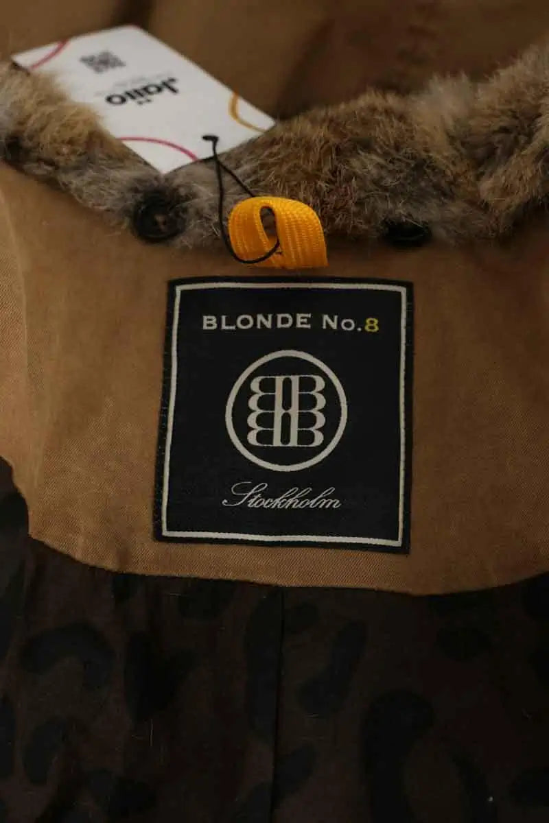 Doudoune Blonde No.8 Beige en Coton