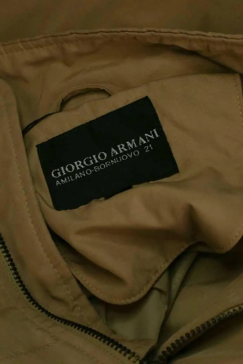 Doudoune Giorgio Armani Camel en Synthétique
