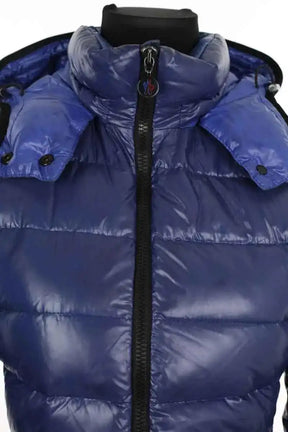 Doudoune Moncler Bleu en Synthétique
