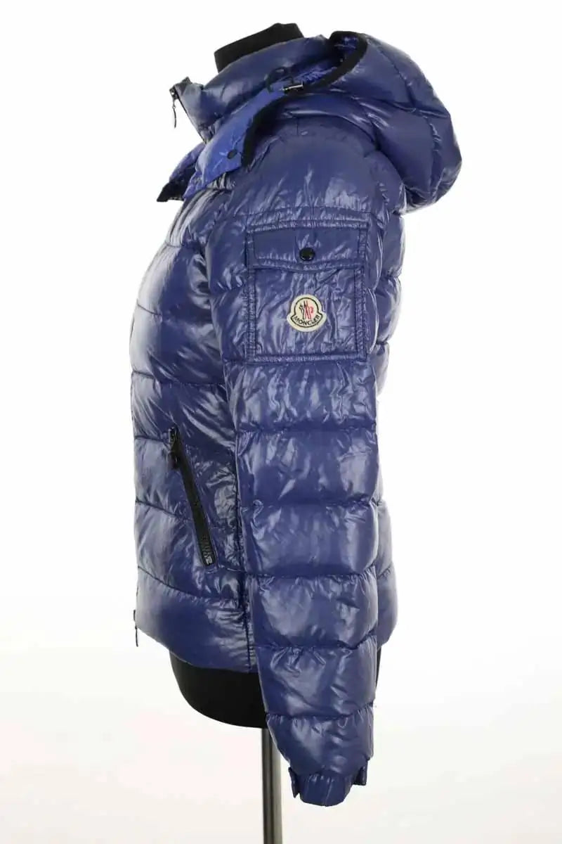 Doudoune Moncler Bleu en Synthétique