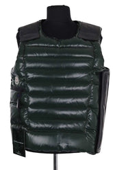 Doudoune Moncler bulletproof Vert en Synthétique, taille M - Seconde Main
