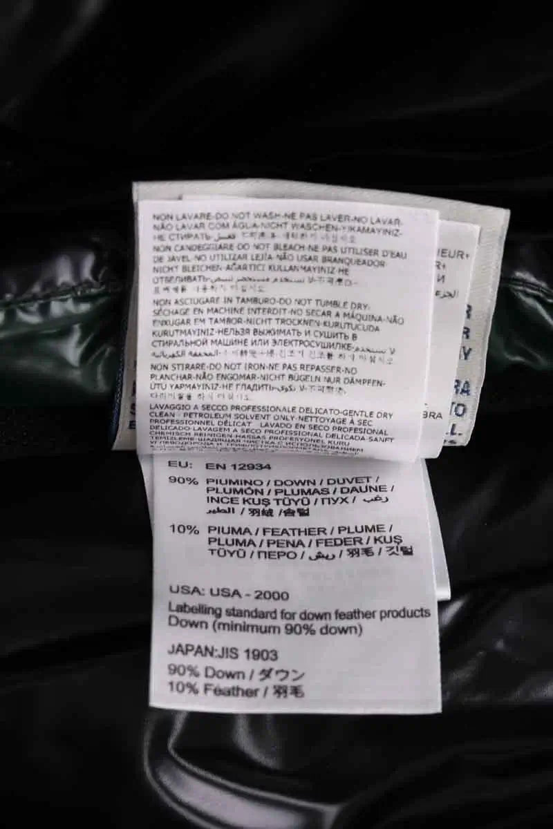 Doudoune Moncler bulletproof Vert en Synthétique