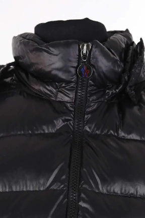 Doudoune Moncler Noir en Fourrure