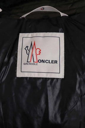 Doudoune Moncler Vert en Fourrure