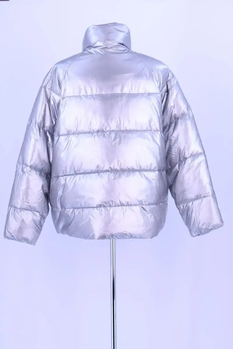 Doudoune Pinko Argent en Synthétique