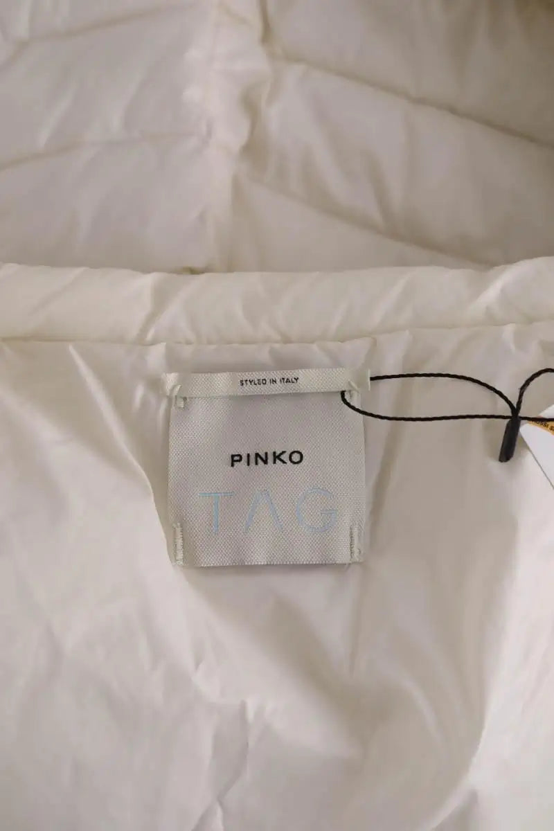 Doudoune Pinko Blanc en Synthétique